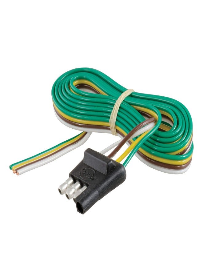 CURT 58348 Trailer-Side 4-Pin Flat Wiring Harness with 48-Inch Wires - Image 1