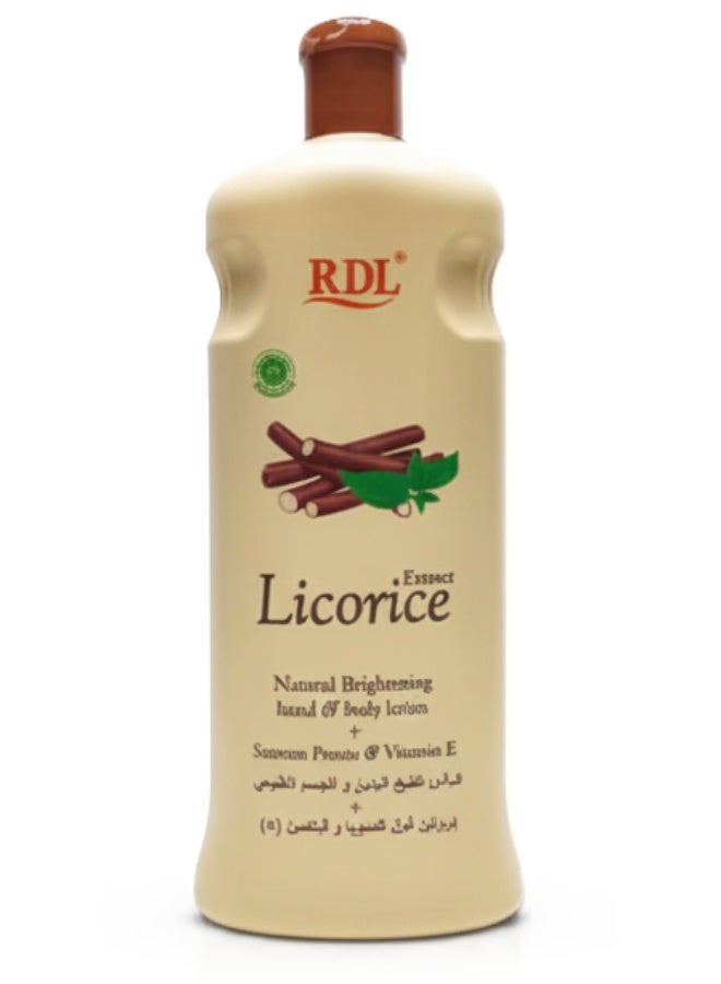 ار دي ال لوشن للجسم برائحة عرق السوس 600 مل - Image 1