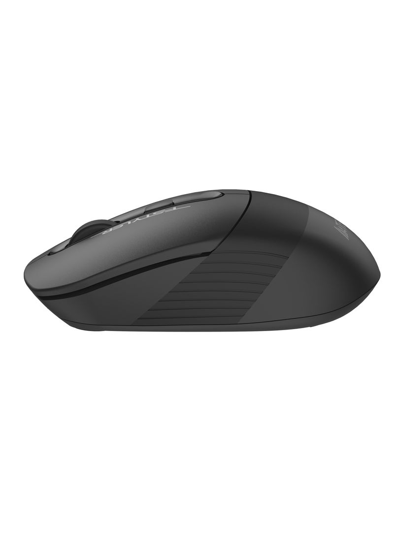 A4TECH Dual Mode Rechargeable Wireless/Bluetooth Mouse With Silent Click FB10CS, Built-in Rechargeable Li-Battery With Type-C Charging Cable, For Windows / Mac / Chrome OS / Android, Black  - Image 5