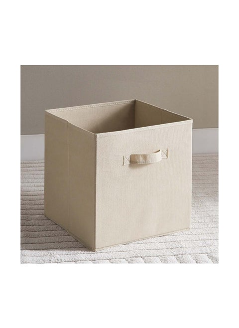 Olive Fabric Box 33 x 32 x 32 cm