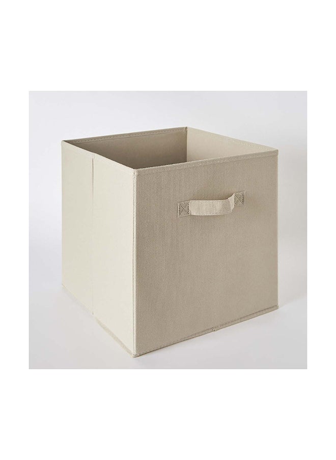 Olive Fabric Box 33 x 32 x 32 cm