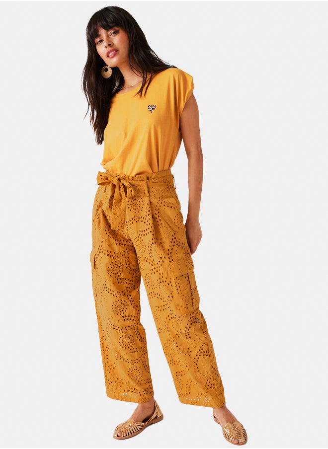 promod Broderie anglaise trousers  - Image 3