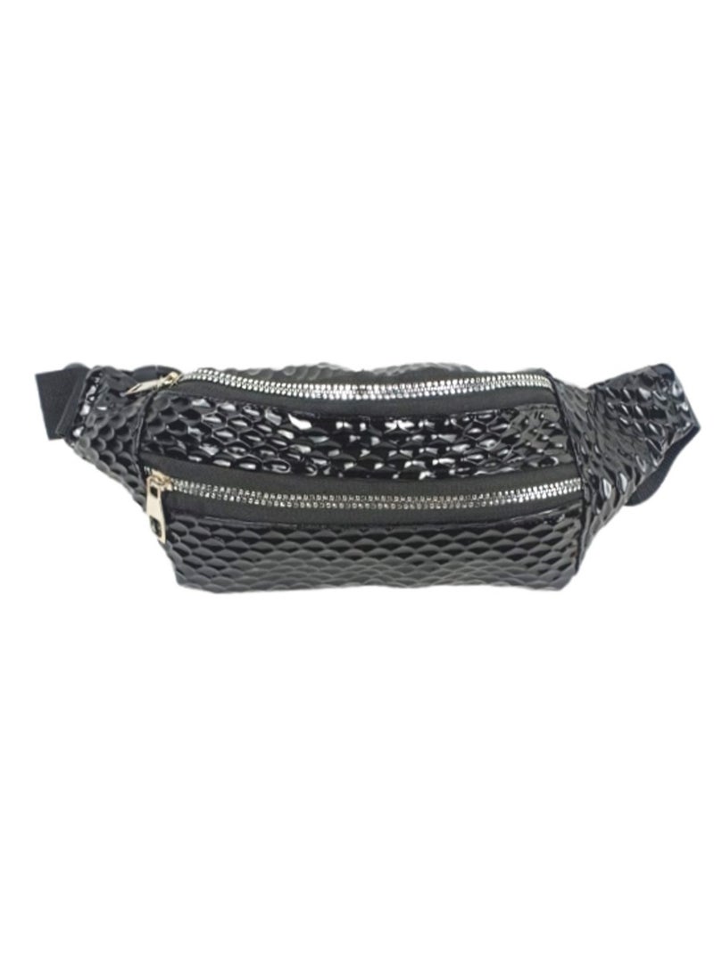 Waist Bag Leather Black