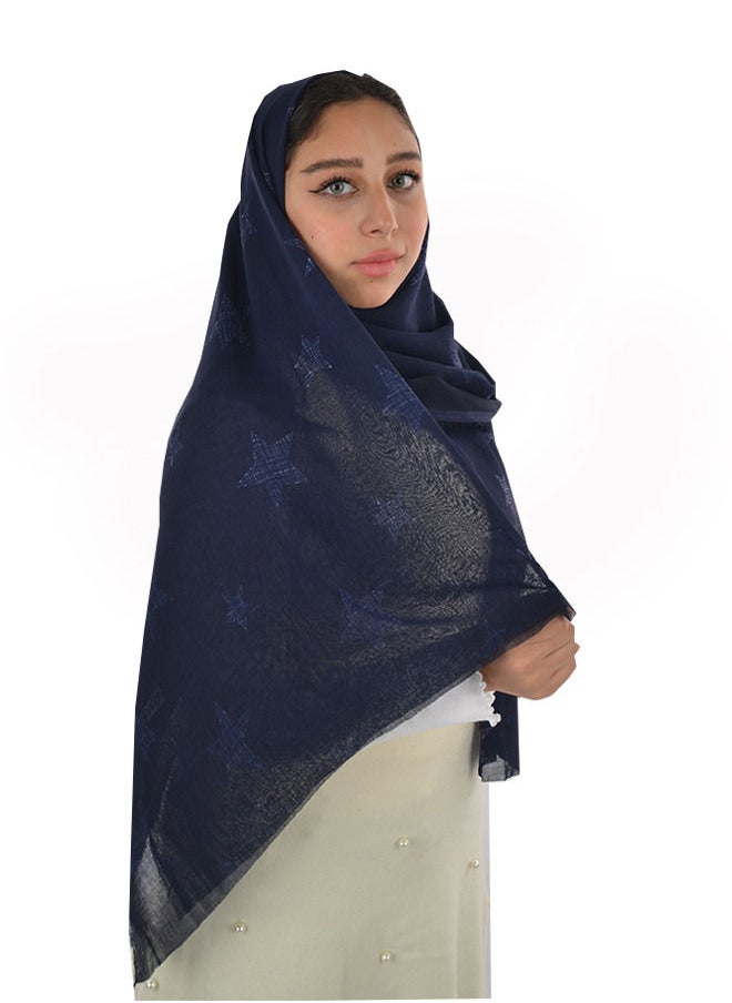 اس دي طرحة بتصميم عصري وشاح طويل مناسب للرأس ولفه حول العنق خامة ممتازة  - Image 5