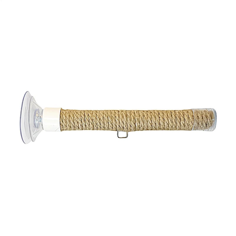 Suction Cup Bar And Swing Set Bird Perch With Extension Support For Parrots Window Mounted Portable Resting Station Strong Grip Smooth Surfaces - Image 2