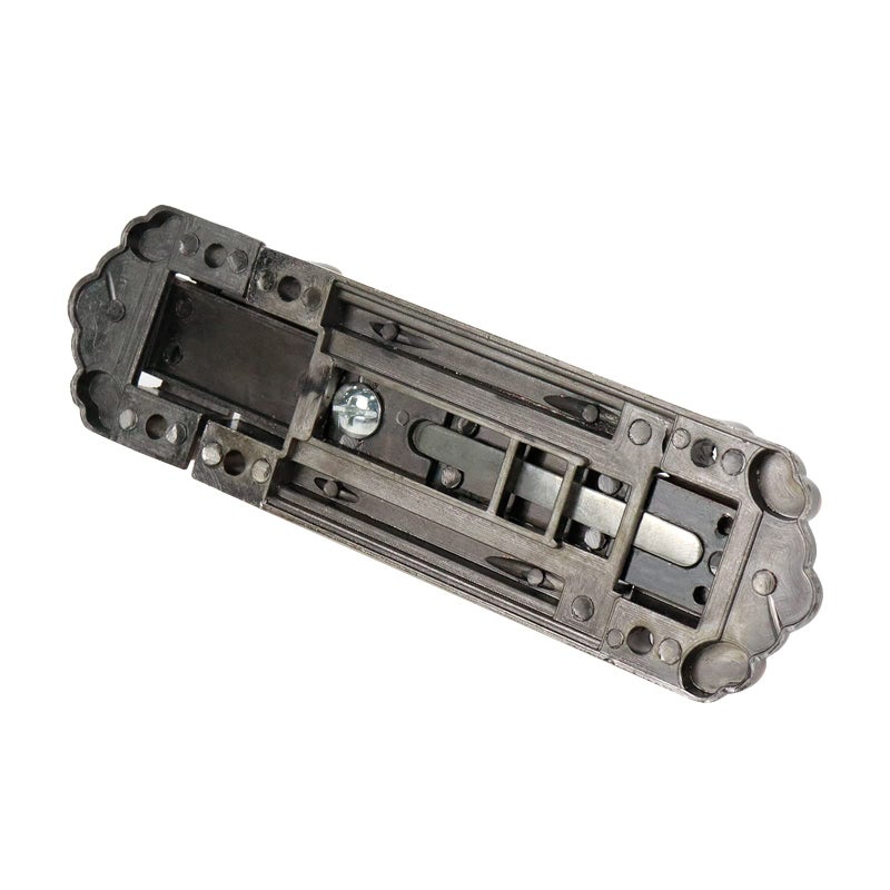 Geesatis Vintage Slide Door Bolt Gate Security Lock Latch Antique Sliding Door Window Latch, with Mounting Screws, Red Bronze,1Pcs - Image 4