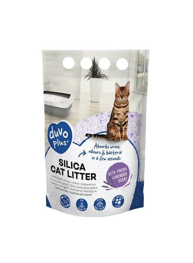 دوفو بلس قمامة القطط Duvo+ Silica برائحة اللافندر المنعشة - Image 3