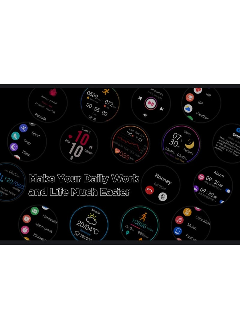 Zeblaze ZL02D Smart Watch with Call Feature AI Voice Assistant and Health Monitoring for Advanced Fitness Tracking  - Image 2