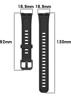 Techmaster Huawei Band 8 Huawei Band 9 Compatible Silicone Band Strap  - Image 3