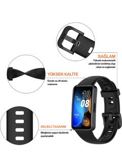 Techmaster Huawei Band 8 Huawei Band 9 Compatible Silicone Band Strap  - Image 5