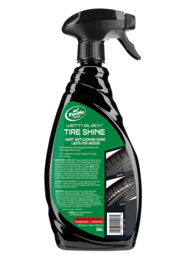 TurtleWax Turtle Wax Wet'n Black Ultra Wet Tire Shine  - Image 2