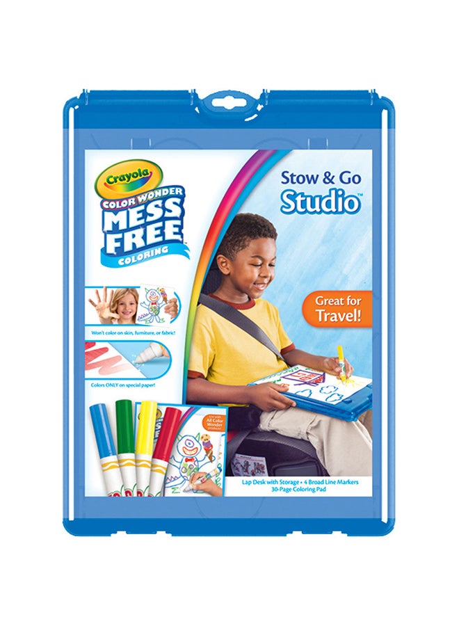 Crayola Color Wonder Mess Free Stow & Go Travel Kit - Image 1