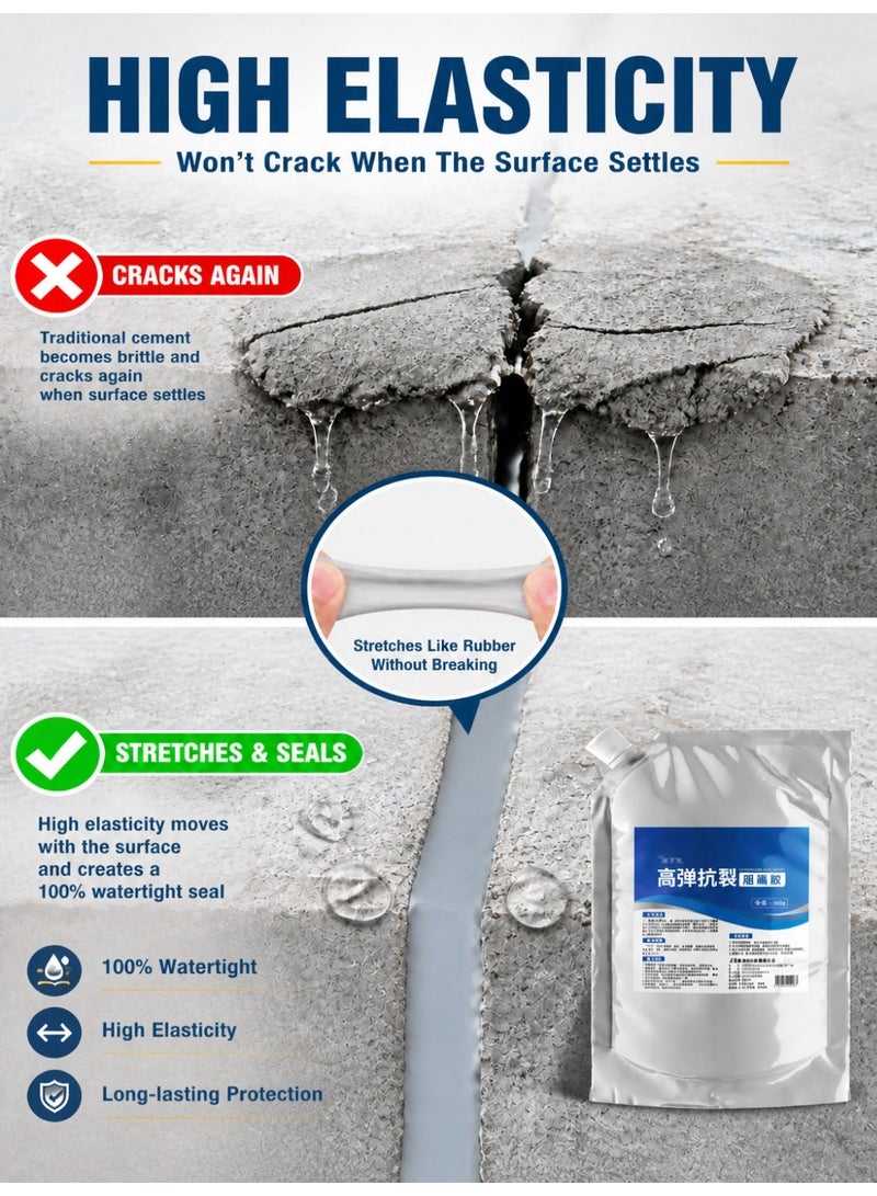 [Dries in 10 seconds] Crack-filling sealant for repairing cracks in roofs and floors - Image 2
