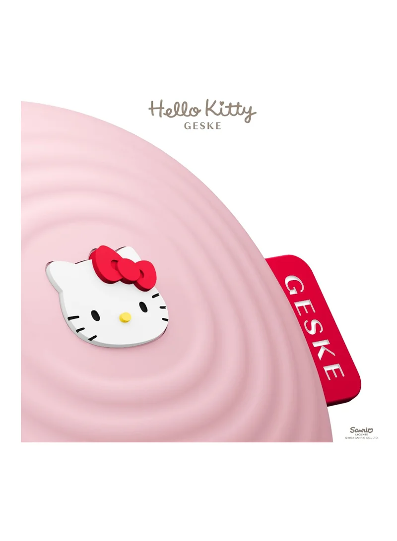 جيسكي فرشاة الوجه الصوتية GESKE x Hello Kitty SmartAppGuided، 4 في 1، فرشاة تنظيف الوجه الكهربائية، فرشاة تنظيف البشرة، تنظيف البشرة، العناية بالبشرة، التنظيف اللطيف