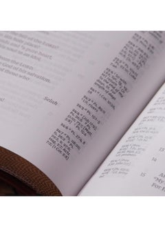 NKJV, Single-Column Reference Bible, Verse-by-verse, Brown Leathersoft, Red Letter, Comfort Print  - Image 5