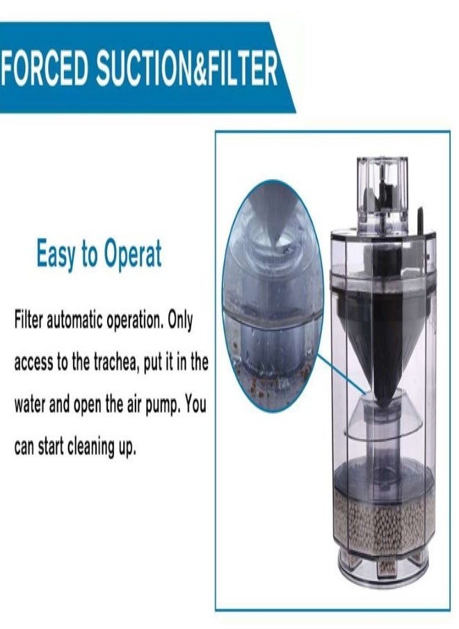 Generic - Fish Stool Suction Collector Fish Tank Stool Vacuum Cleaner Fish Waste Collector Automatic Aquarium Waste Remover Oxygenation Filter Cleaning Tool - Image 1