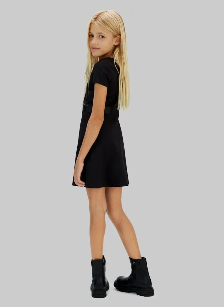Calvin Klein Jeans Youth Logo Mini Fit & Flare Dress