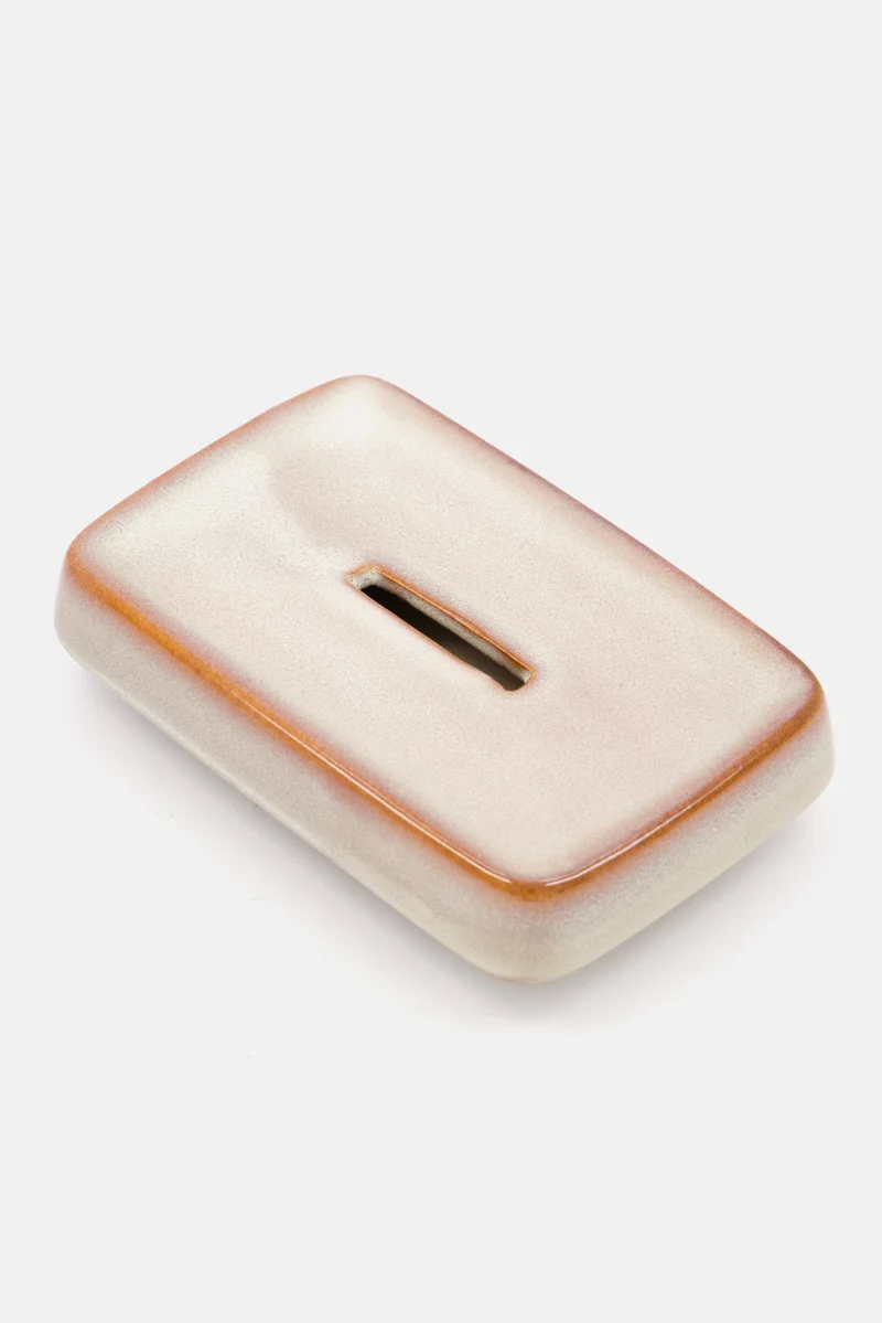 Muy Mucho Soap Holder 12,5 L x 7,9 W x 3 H cm, Brown Combo