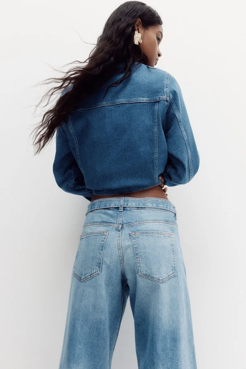 H&M  Wide Ultra High Jeans for Women | Best Price UAE