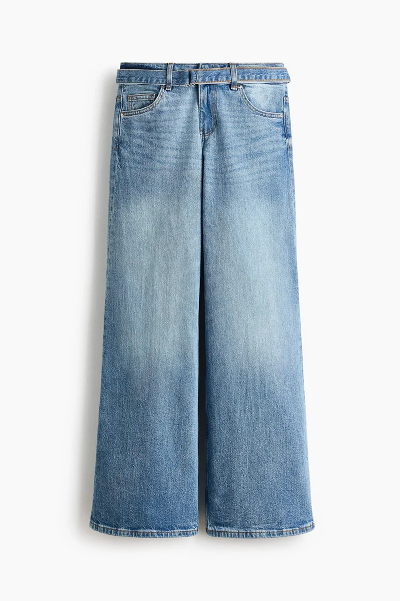 H&M  Wide Ultra High Jeans for Women | Best Price UAE