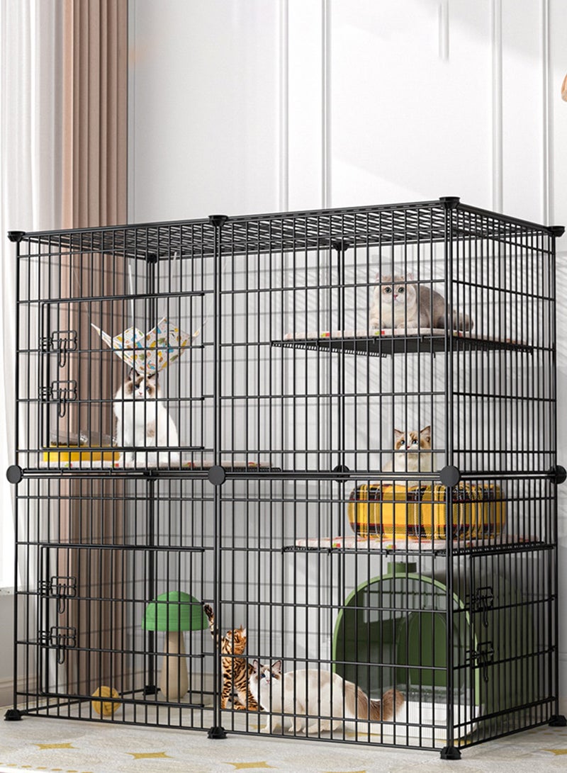 كيدل Cat Cage House Cat Enclosure داخلي الحيوانات الصغيرة أقفاص القط صندوق الكلب Playpen - Image 1