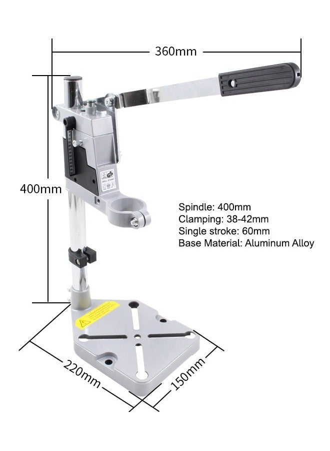 VITION Drill Holder Stand - Bench Drill Press Clamp Base Frame, Universal Grinder Rack for Electric & Hand Drills, DIY Projects Woodworking Home & Workshop  - Image 2