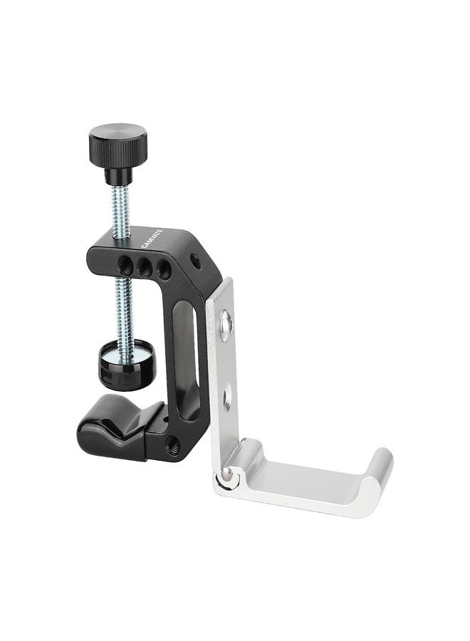 CAMVATE Foldable Wall Hanging Hook for Tool Storage + C Clamp with 1/4" & 3/8" Mounting Points - 3089 - Image 1
