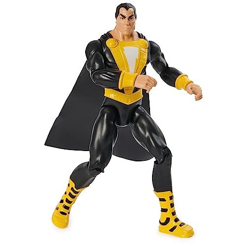 DC Comics, Black Adam Action Figure with Cape, 12-inch, Easy to Pose, Collectible Superhero Kids Toys for Boys and Girls, Ages 3+ - Image 1
