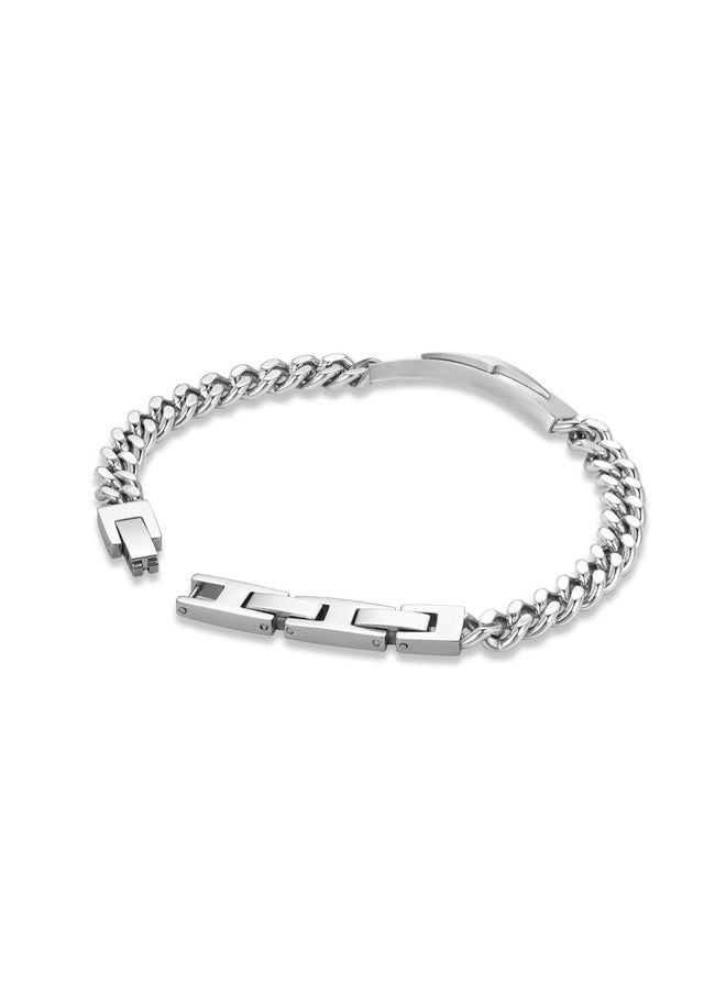 POLICE Strike Bracelet Sleek Plaque with P Logo and Lightning Motif for Bold, Unapologetic Style  - Image 3
