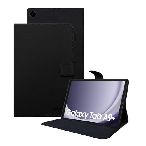 Fastway Executive Leather Flip Stand Case Cover for Samsung Galaxy Tab A9+ 11.0 inch (Black) - Image 1