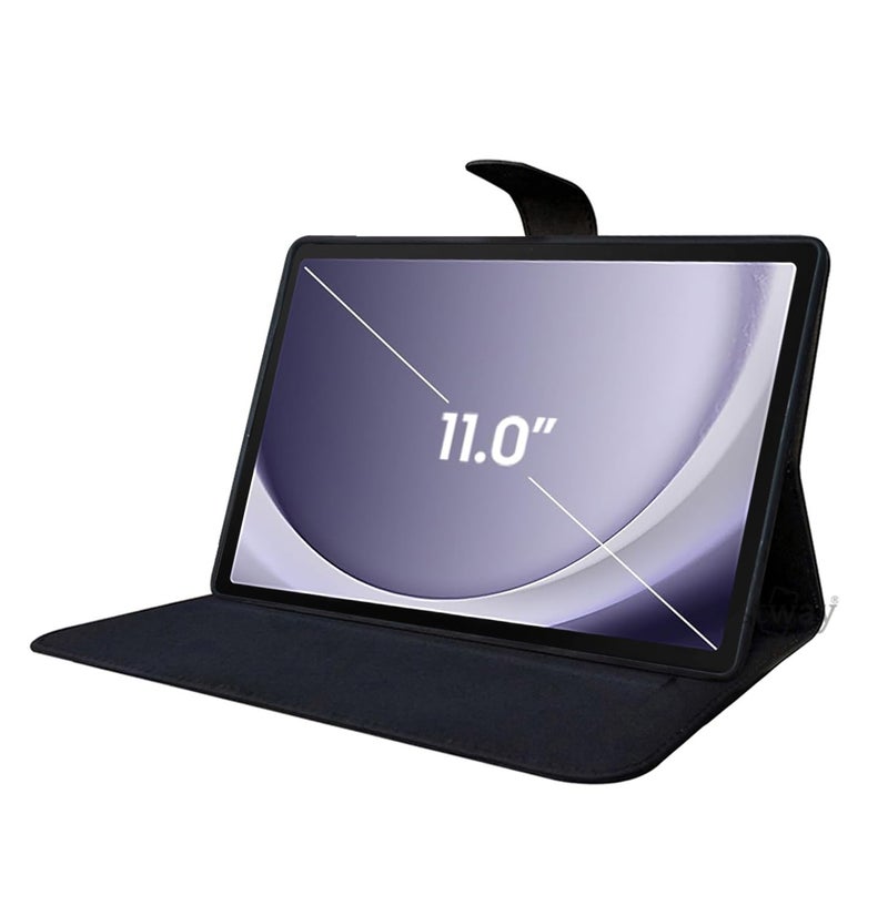 Fastway Executive Leather Flip Stand Case Cover for Samsung Galaxy Tab A9+ 11.0 inch (Black) - Image 4