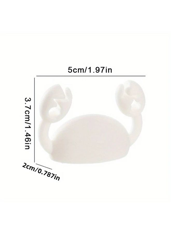 A1 Self Adhesive Crab Cable Organizer Clip Desk Wire Tidy Holder - Image 3