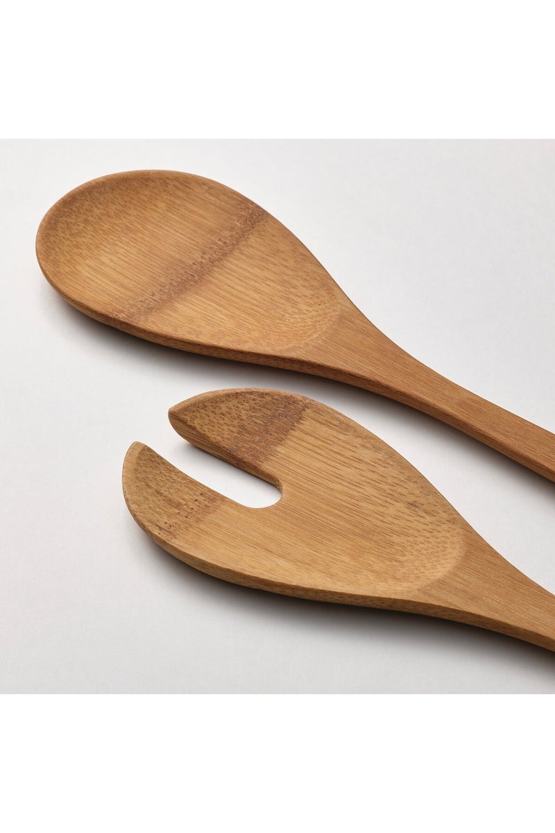2-piece salad servers set, bamboo - Image 2