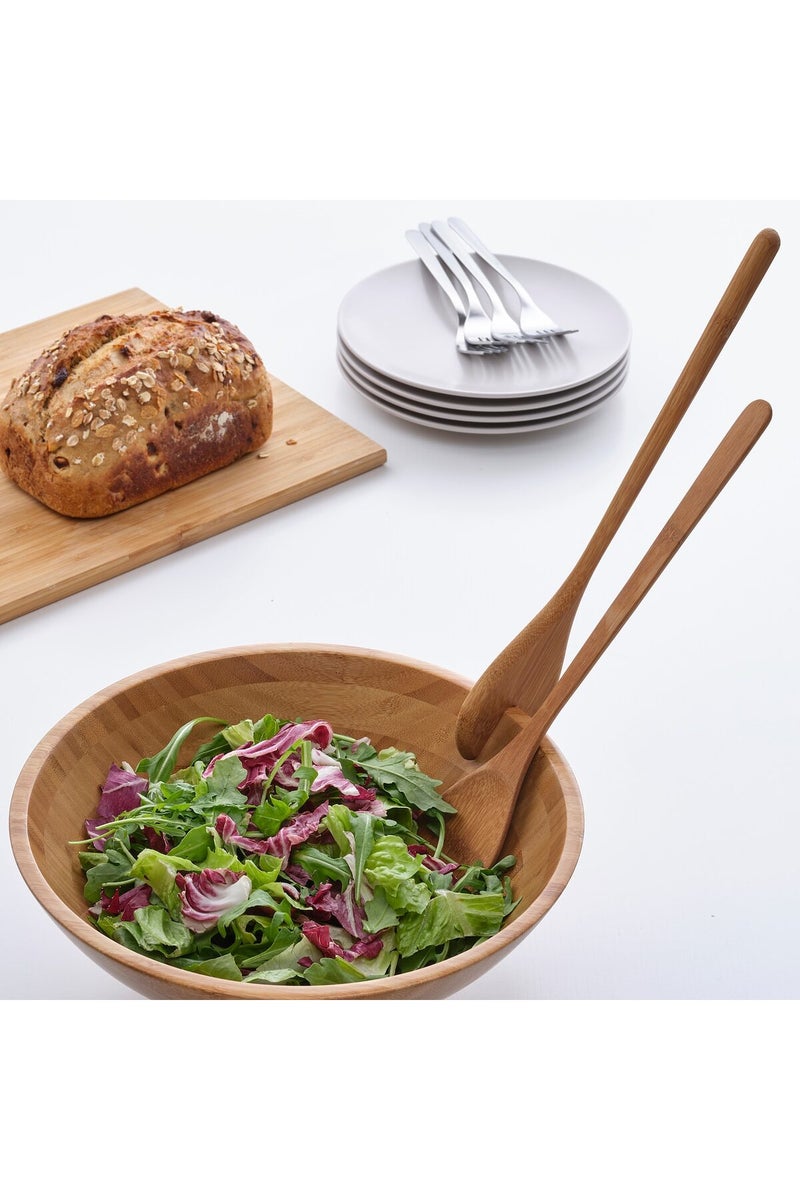 2-piece salad servers set, bamboo - Image 4