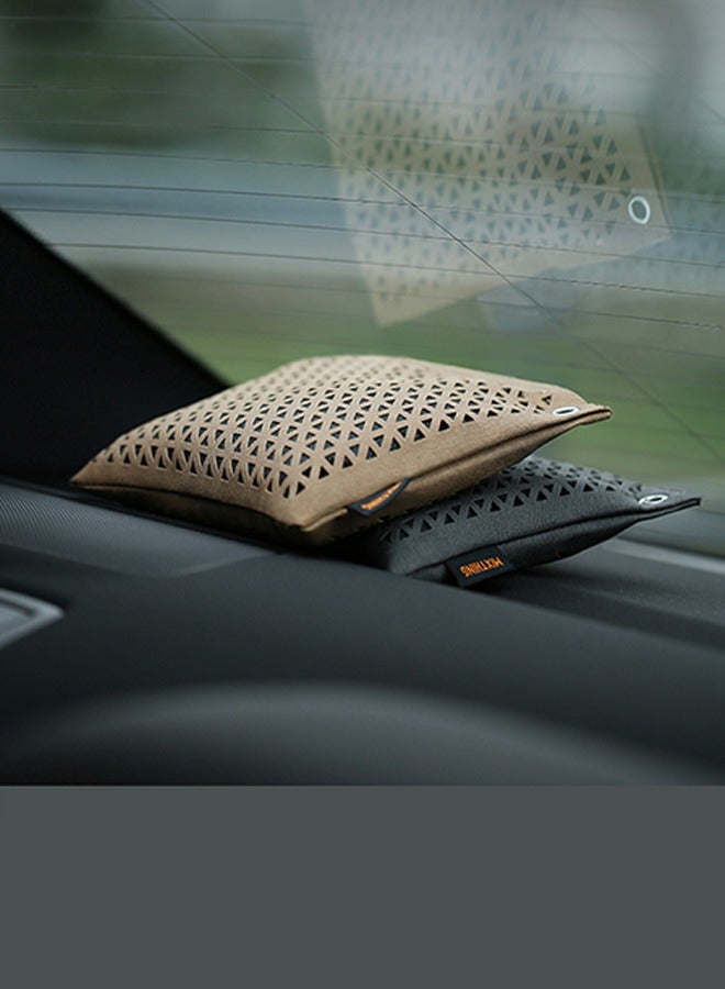 Activated Charcoal Odor Absorber,Reusable Hanger. Natural Bamboo Charcoal W Minerals Air Purifying Bag For Car Home Closet Air Freshener Deodorizer Odor Eliminator (2 PACK) - Image 2