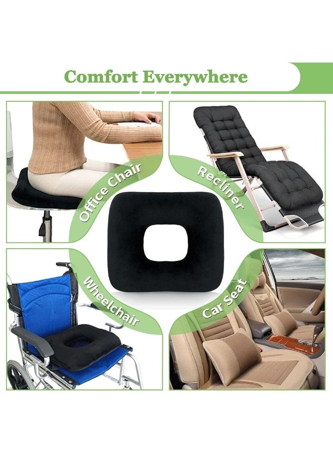 AOSSA Bed Sore Cushions for Butt Positioning Pillow Pressure Ulcer Cushion Donut Pressure Relief Pillow for Sleeping Position Wedge After Surgery Turning Back Body Leg Support Medical Seat Cushion - Image 4