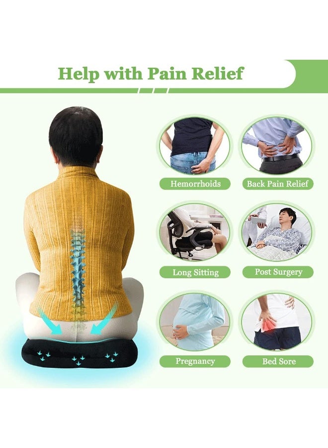 AOSSA Bed Sore Cushions for Butt Positioning Pillow Pressure Ulcer Cushion Donut Pressure Relief Pillow for Sleeping Position Wedge After Surgery Turning Back Body Leg Support Medical Seat Cushion - Image 5