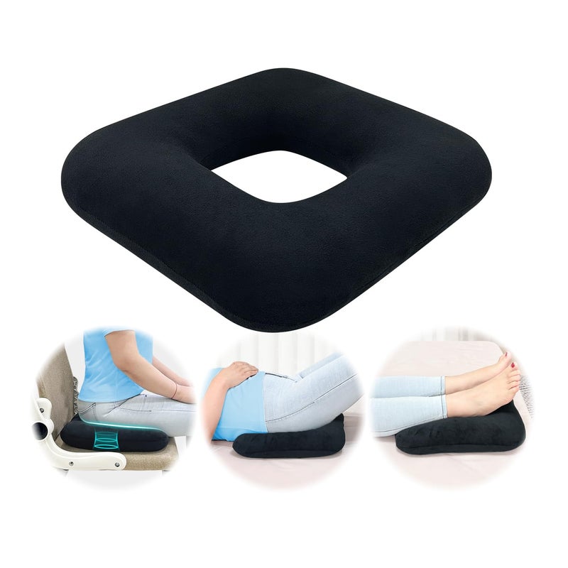 AOSSA Bed Sore Cushions for Butt Positioning Pillow Pressure Ulcer Cushion Donut Pressure Relief Pillow for Sleeping Position Wedge After Surgery Turning Back Body Leg Support Medical Seat Cushion - Image 1