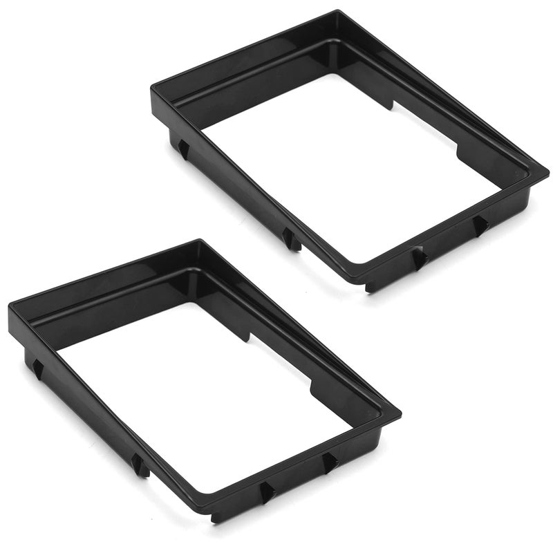 TonGass 2Pack Manual Transmission Shifter Bezels Compatible with Jeep CherokeeWrangler Black