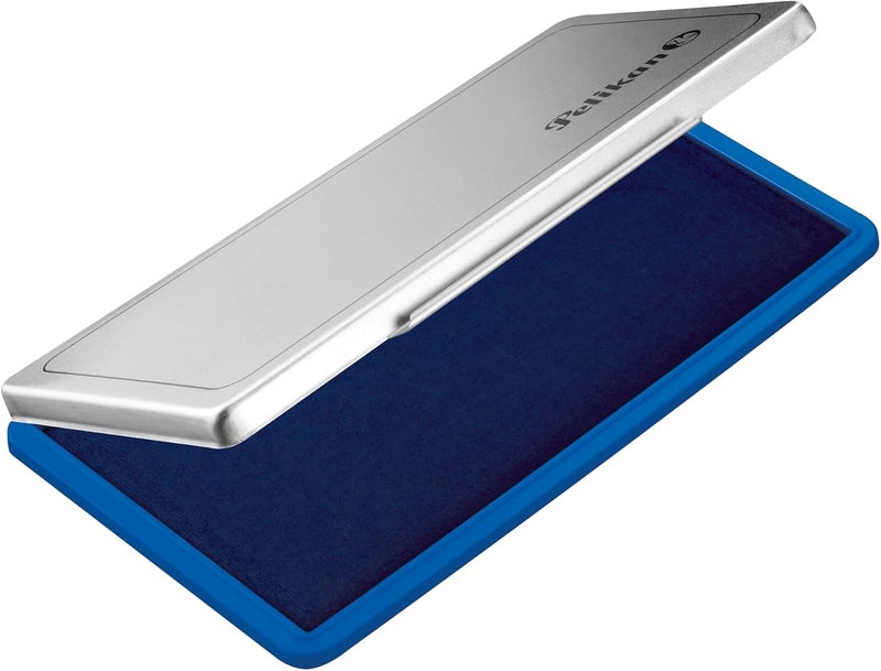 Pelikan 331124 Stamp Pad 1 Saturated 160 x 90 mm Blue - Image 1