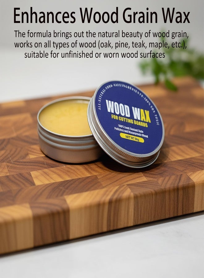 UMOKO Natural Premium Wood Wax for Cutting Boards, Food Grade Beeswax and Carnauba Wax Conditioner, Waterproof Finish for Furniture, Floors, Butcher Block, 2.8 oz - Image 5