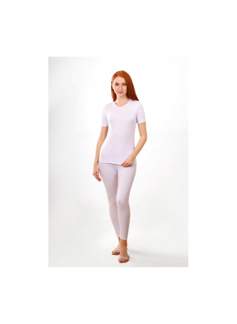 Selina Wear Selina Wear Women's T-shirt Round Neck - Half Sleeves Round Neck, Women's Short Sleeve Workout for Girls  - Image 5