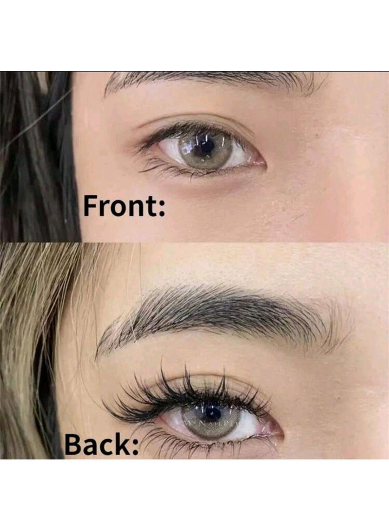 شي إن 10 Pairs Of Comic Lashes - Multilayer Natural Cross Thick False Eyelashes - Image 4