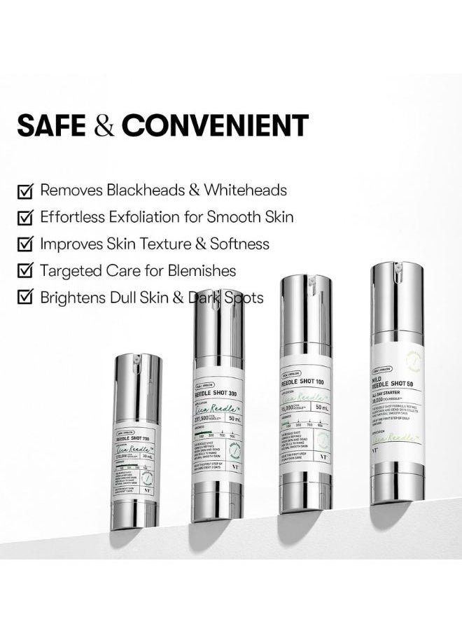 VT COSMETICS Mild Reedle Shot 50 50ml, Day & Night Repairing Essence for Dull, Tired Skin  - Image 3