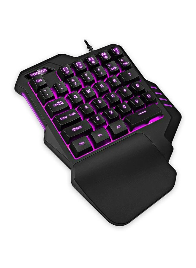 NIBEMINENT G92 Wired One-Handed Backlight Gaming Keypad With 35 Keys  - Image 4