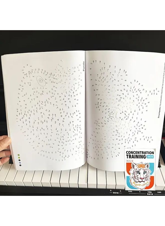 Large Print Dot To Dot Book For Kids 52 Pages Concentration Number Sequencing Coloring Activity Early Learning Cognitive Development Ages 3 7 - Image 1