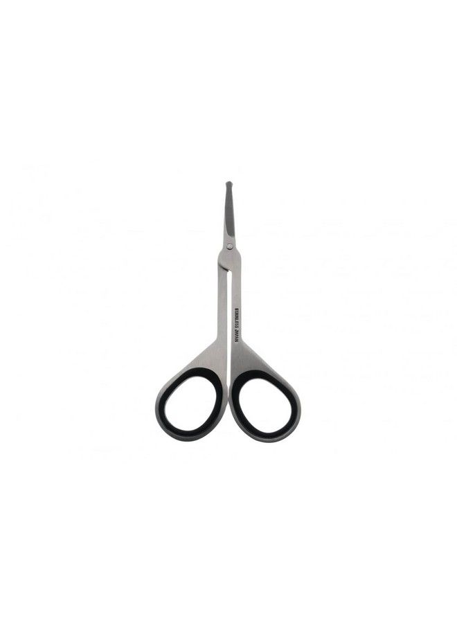 Seki Edge Stainless Steel Nostril Scissors (Ss908) Safety Grooming Scissors With Round Blunt Tips For Trimming Nose Hair & Other Facial Hair For Men & Women Made In Japan - Image 3