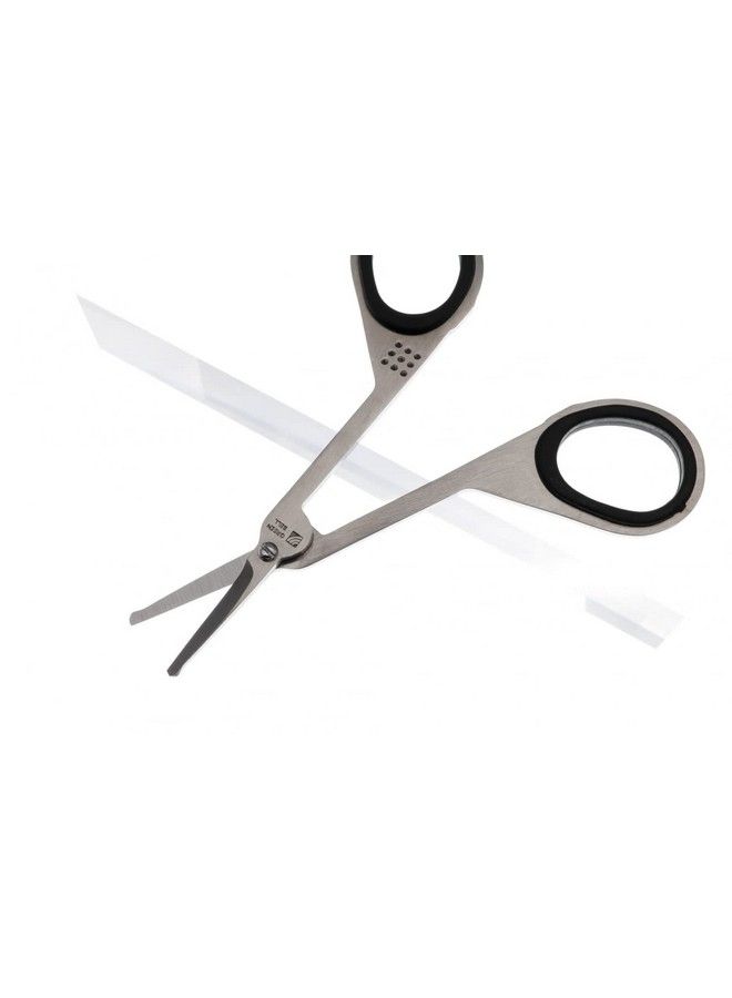 Seki Edge Stainless Steel Nostril Scissors (Ss908) Safety Grooming Scissors With Round Blunt Tips For Trimming Nose Hair & Other Facial Hair For Men & Women Made In Japan - Image 4