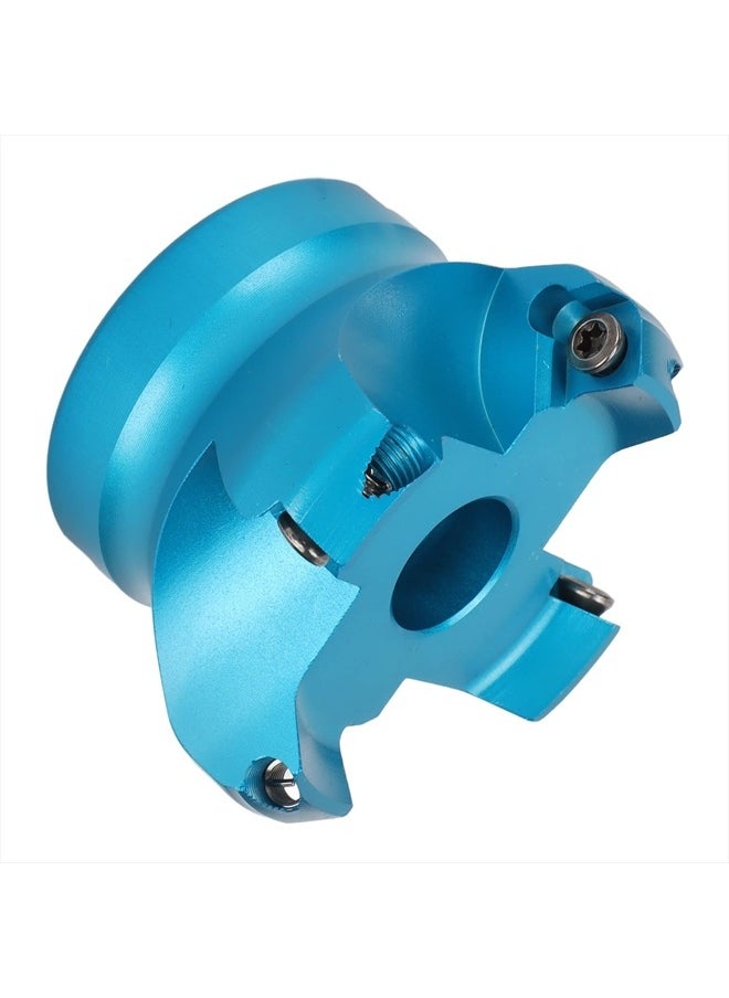 Kadimendium CNC Milling Cutter, High Efficiency 4 Flutes Oxidation Resistance Special Helical Offset Design Lathe Face Mill Aluminum Alloy for Plane Machining  - Image 3