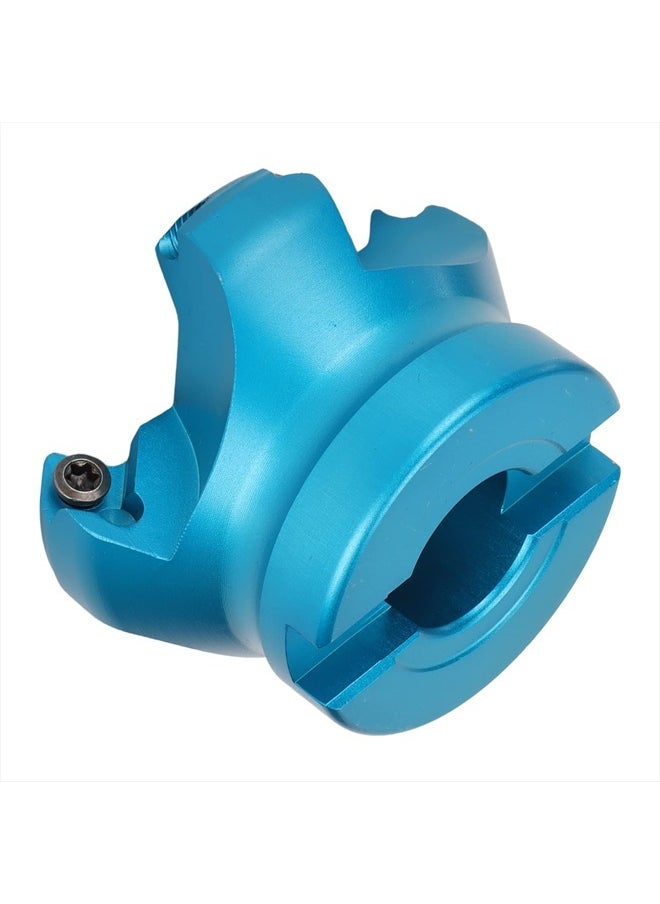 Kadimendium CNC Milling Cutter, High Efficiency 4 Flutes Oxidation Resistance Special Helical Offset Design Lathe Face Mill Aluminum Alloy for Plane Machining  - Image 5